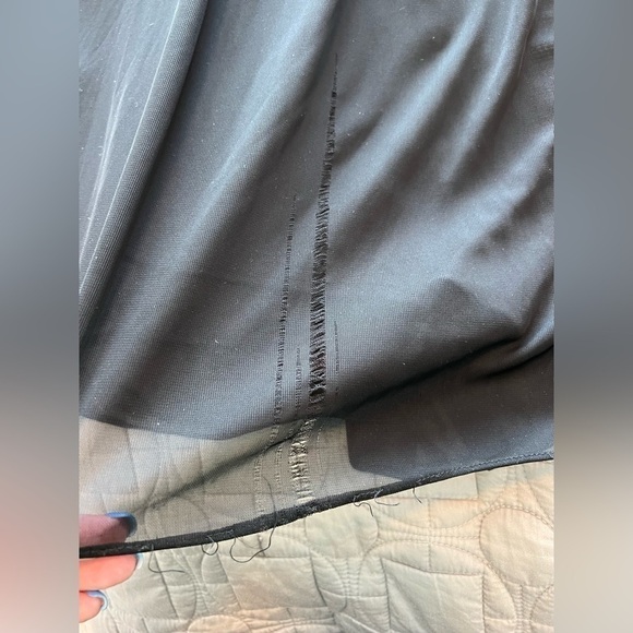 David's Bridal One Shoulder Mesh w/ Bea - Picture 14 of 16